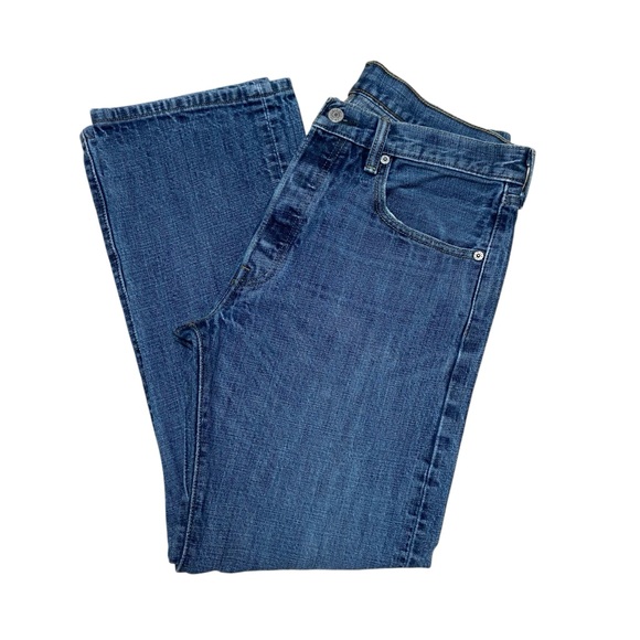 2012 Levi’s 501 Button Fly Jeans Blue - Picture 3 of 16